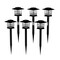 Pure Garden Solar Pathway Lights, Black, 6PK 50-LG1057 - alternate 2